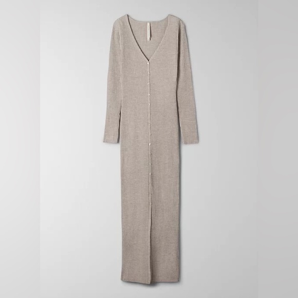 The Group by Babaton AVALON DRESS XS Ribbed Aritzia *sold out* - Picture 1 of 7